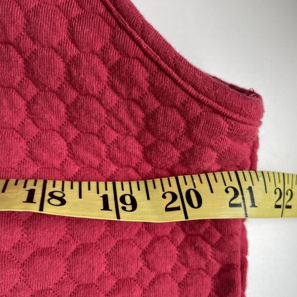 Hasting & Smith Women's Quilted Vest Petite Large Salmon Zip Front Lightweight - Picture 7 of 8